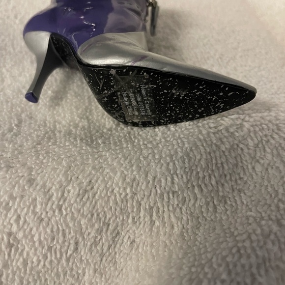 Vintage mini purple boot - Just The Right Shoe by Raine.  Like new with charms. - Picture 4 of 6